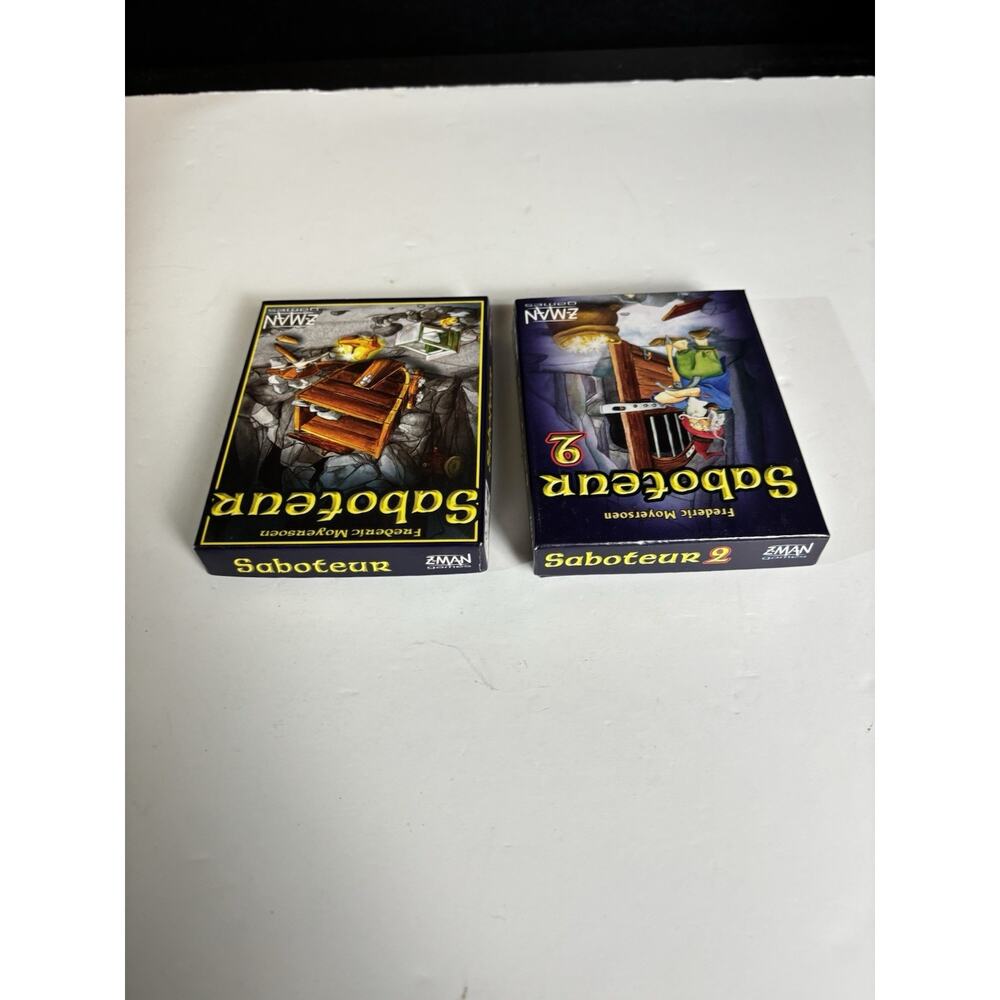 Lot Of Two Games - Saboteur And Saboteur 2 Complete Card Game Sets VG Condition - Picture 7 of 16